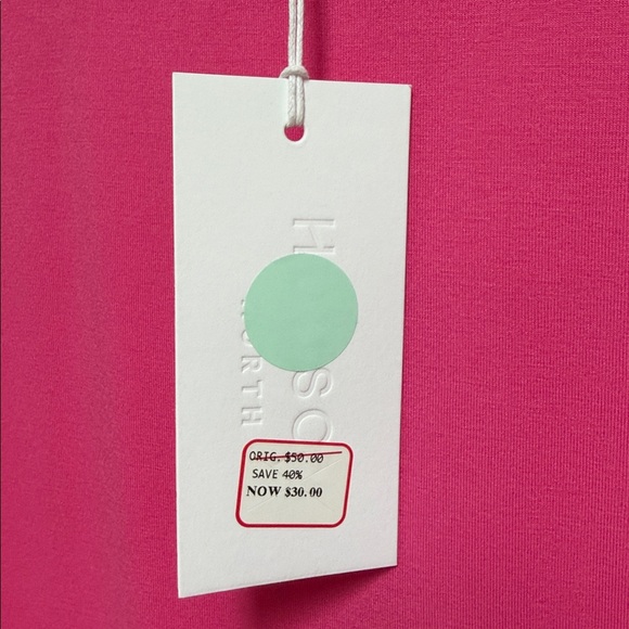 NWT Hudson North sz 1X Deep pink Bodysuit Turtleneck (loose) Sleeveless - Picture 4 of 9